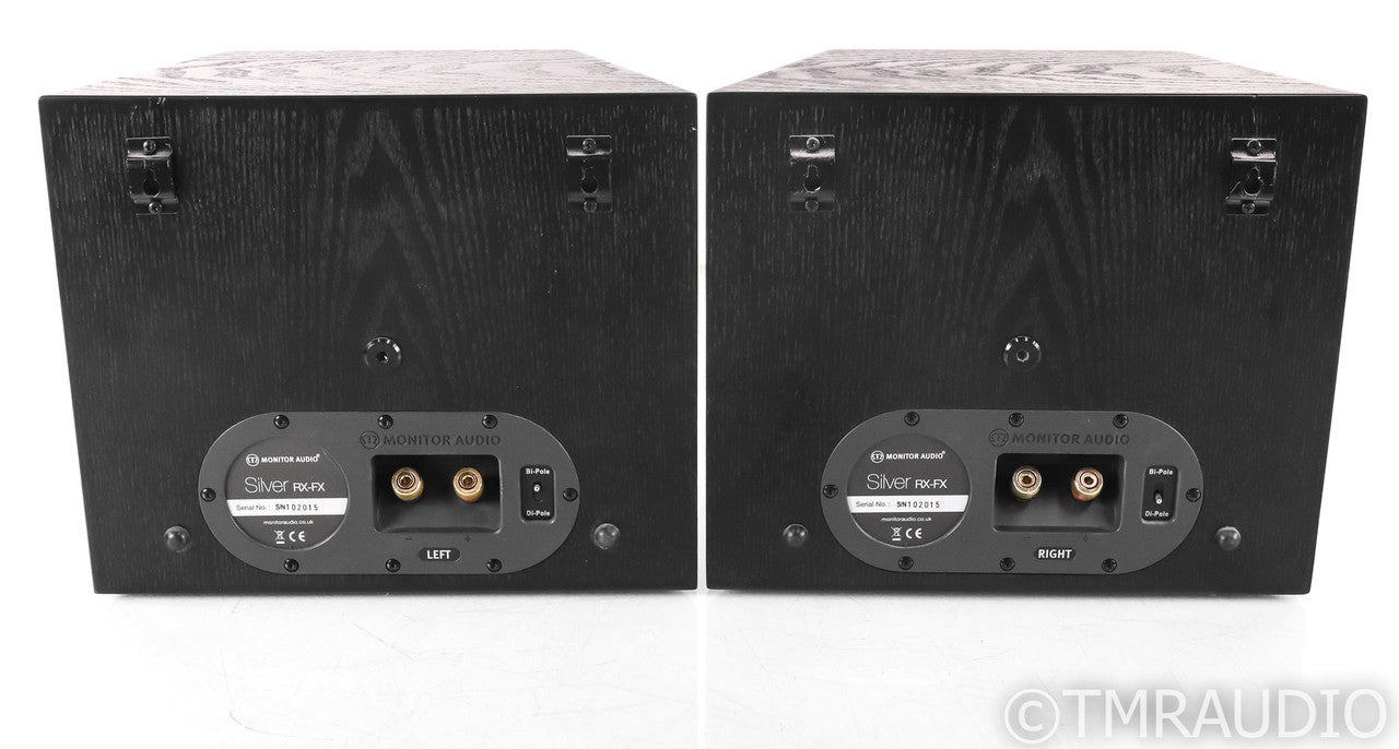 Monitor Audio Silver RXFX Surround Speakers; Black Oak Pair; RX-FX