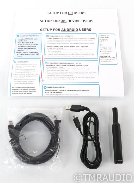 Paradigm PW800 Premium Series Wireless Network Speaker; PW-800