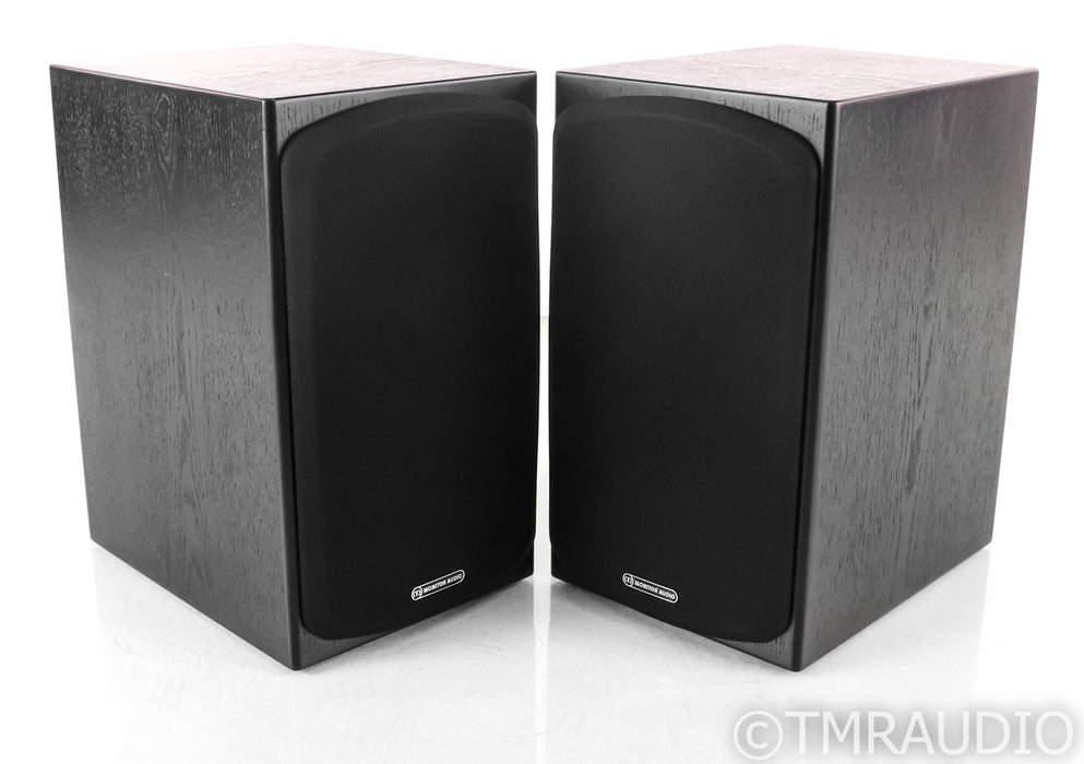 Monitor Audio Silver RX1 Bookshelf Speakers; Black Oak Pair; RX-1