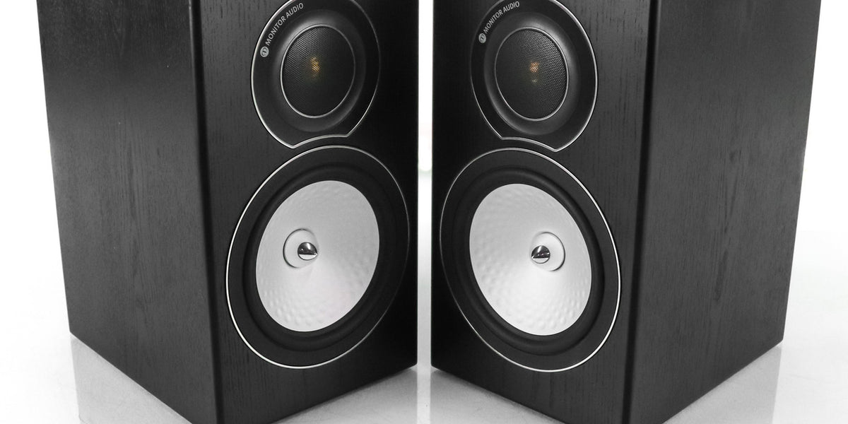 Monitor Audio Silver RX1 Bookshelf Speakers; Black Oak Pair; RX-1