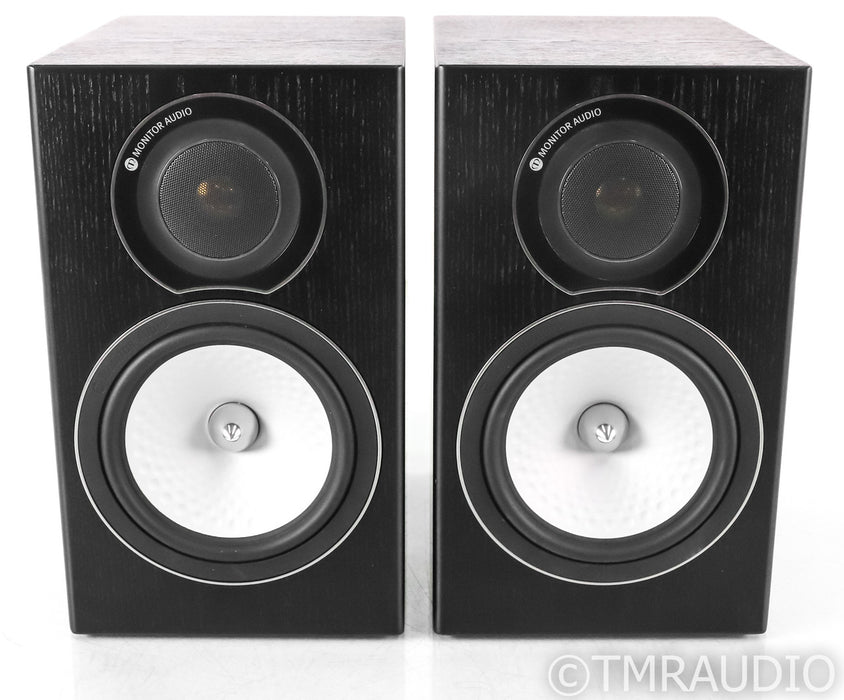 Monitor Audio Silver RX1 Bookshelf Speakers; Black Oak Pair; RX-1