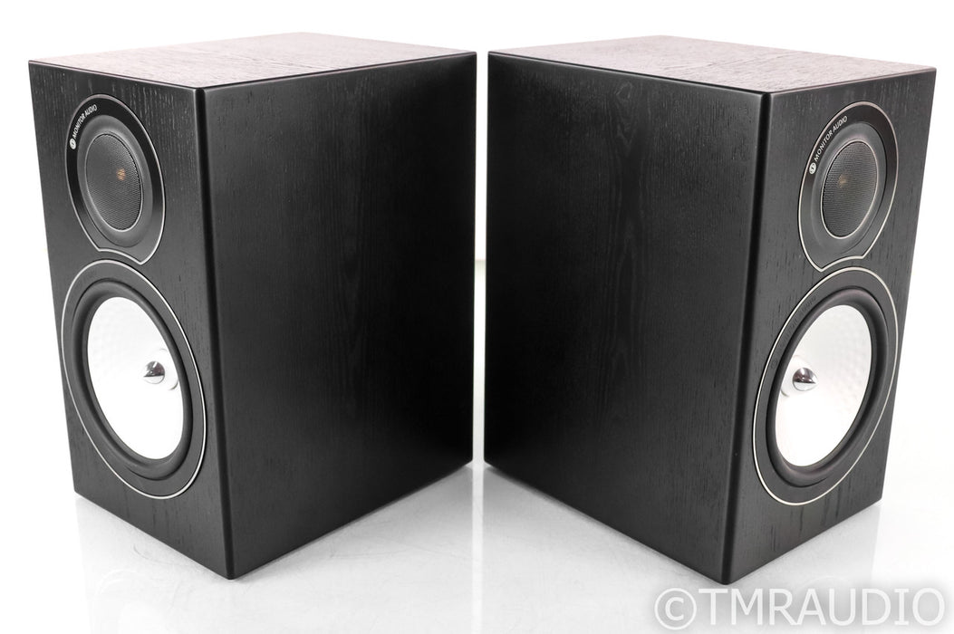 Monitor Audio Silver RX1 Bookshelf Speakers; Black Oak Pair; RX-1