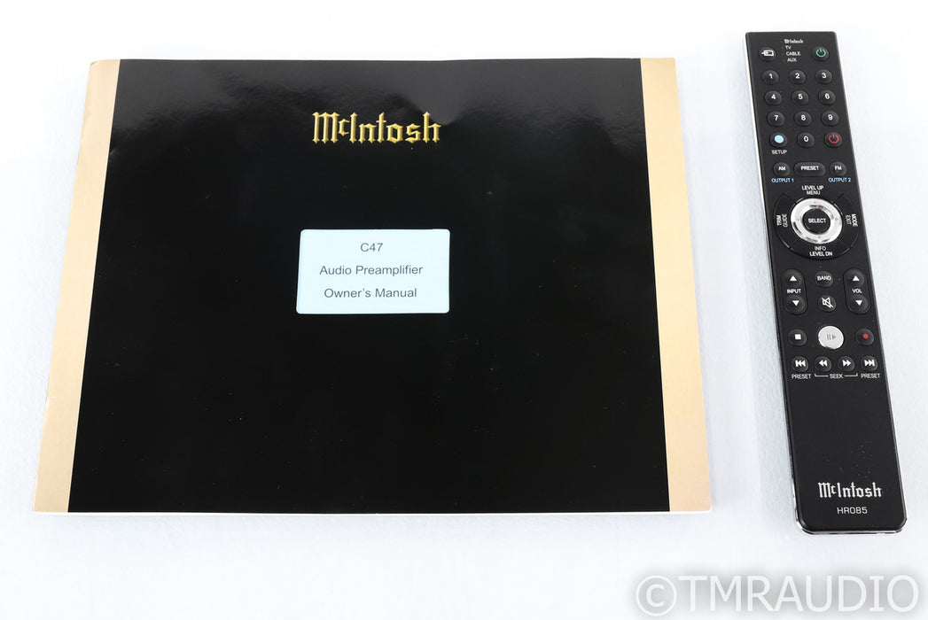 McIntosh C47 Stereo Preamplifier; C-47; Remote; MM / MC Phono; D/A Converter