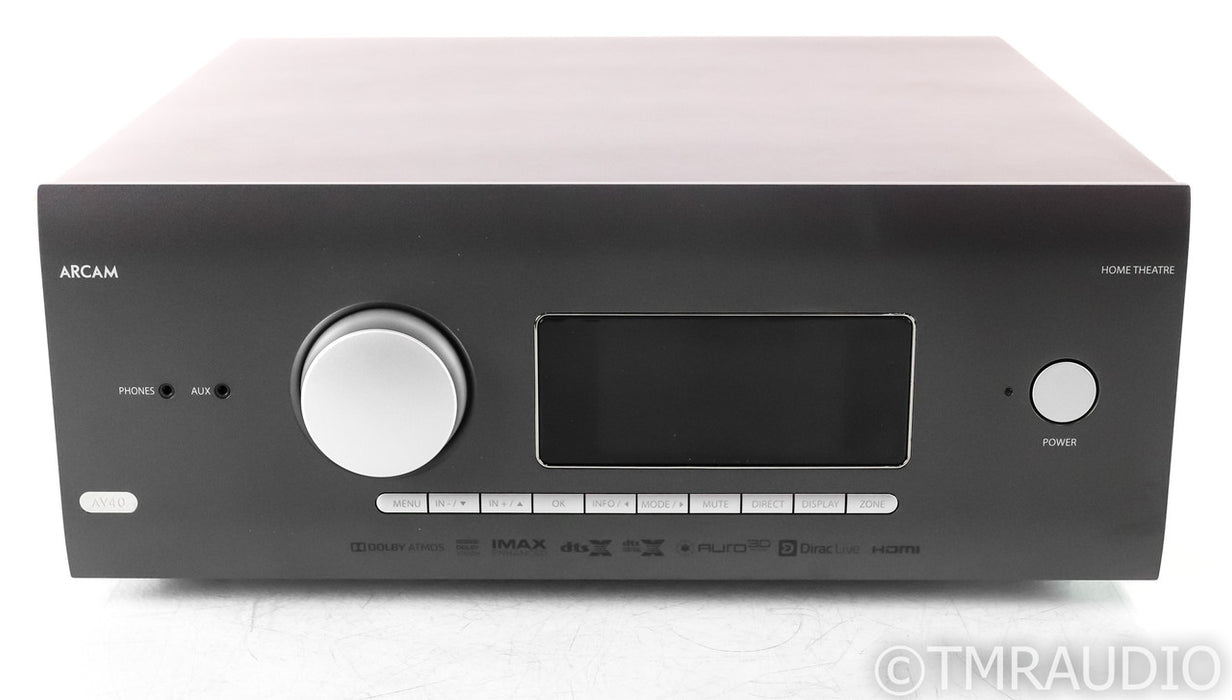 Arcam AV40 15.1 Channel Home Theater Processor; AV-40; Auro 3D; 4K UHD; Atmos