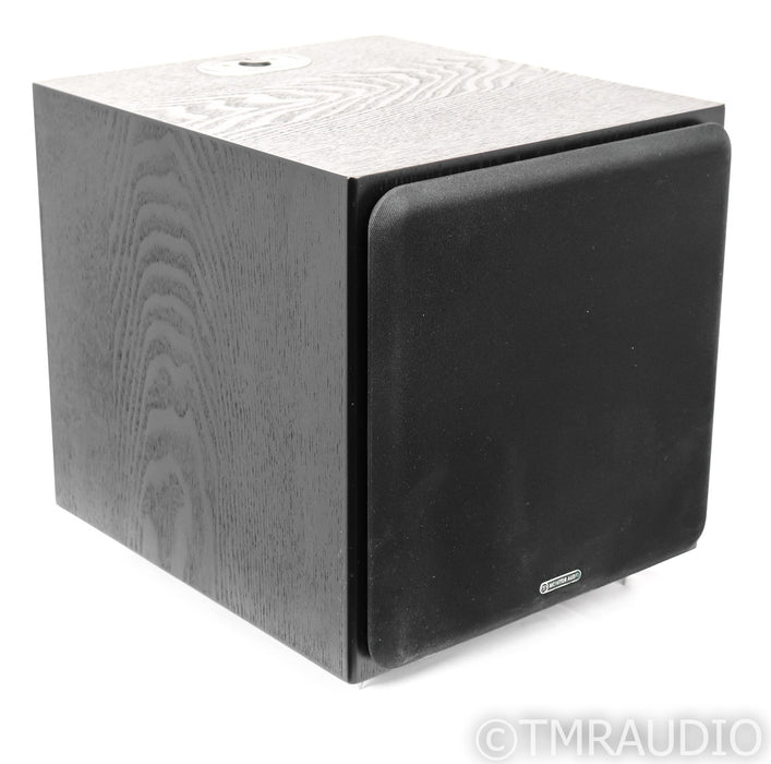 Monitor Audio Silver W-12 12" Powered Subwoofer; W12; Black Oak