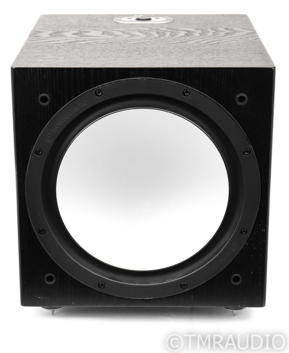 Monitor Audio Silver W-12 12" Powered Subwoofer; W12; Black Oak
