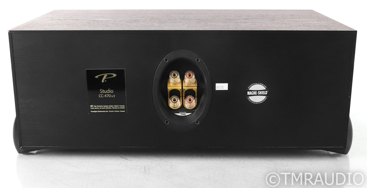 Paradigm Studio CC-470 v.3 Center Channel Speaker; Black Ash; CC470