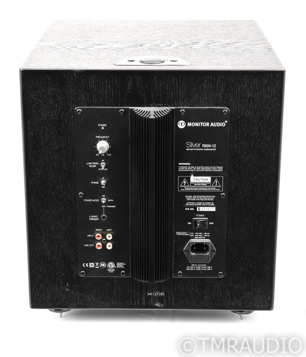 Monitor Audio Silver RXW12 12" Powered Subwoofer; RXW-12; Black Oak