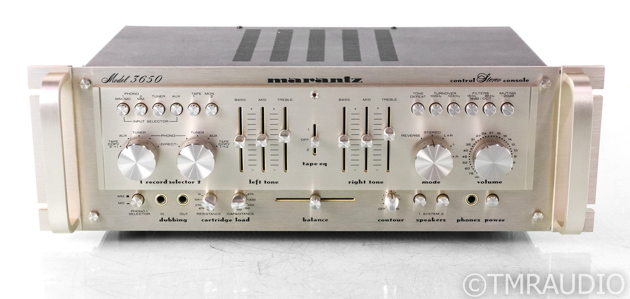 Marantz Model 3650 Vintage Stereo Preamplifier; Control Console