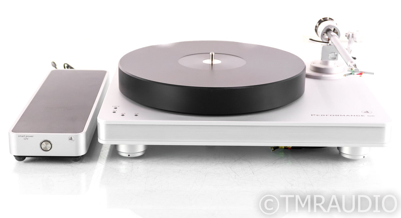 Clearaudio Performance DC Turntable; Silver; Satisfy Carbon Tonearm (Open Box; No Cart.)