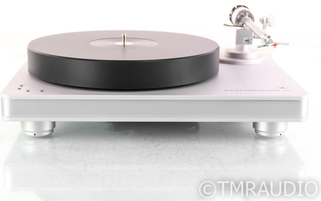 Clearaudio Performance DC Turntable; Silver; Satisfy Carbon Tonearm (Open Box; No Cart.)