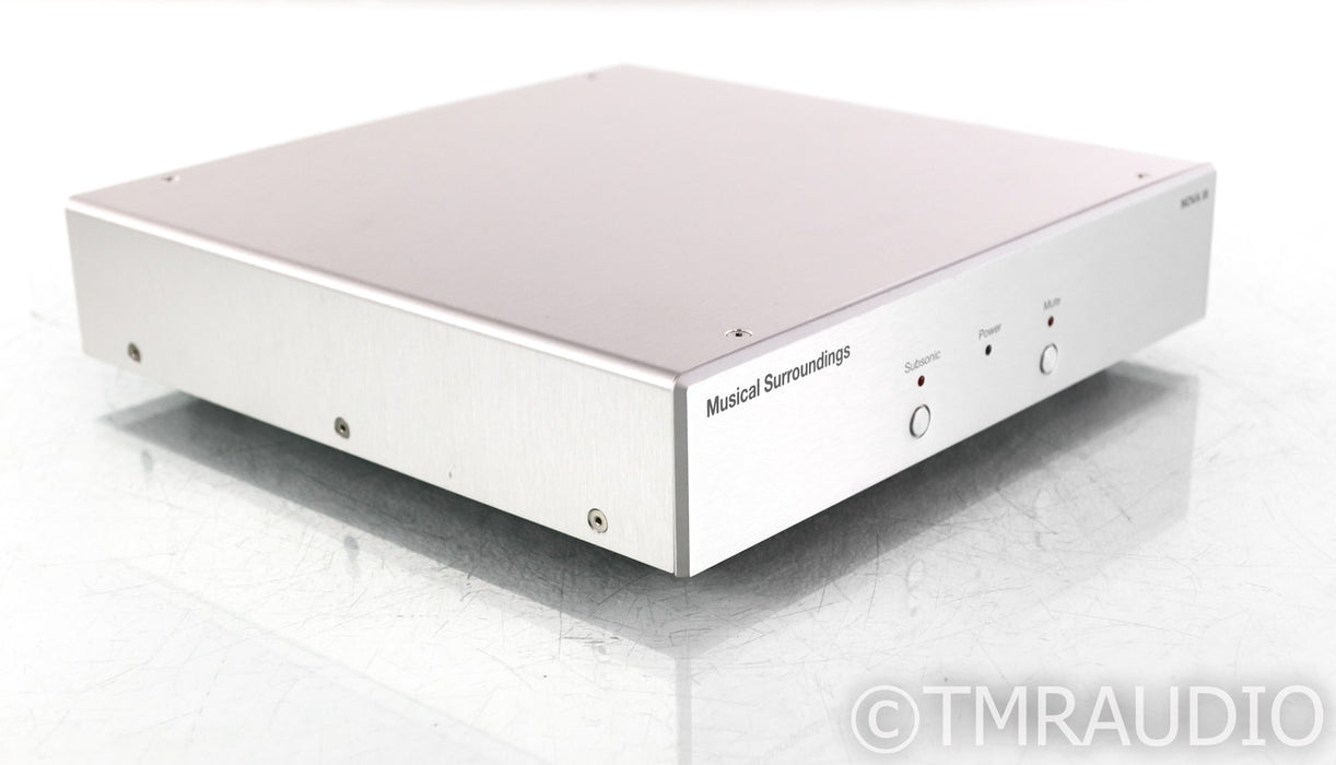Musical Surroundings Nova III MM / MC Phono Stage; Silver; Silver