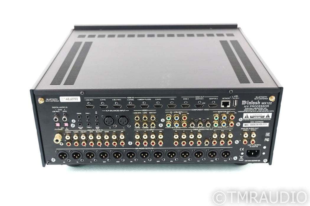 McIntosh MX122 11.2 Channel Home Theater Processor; MX-122; Remote; Dolby Atmos