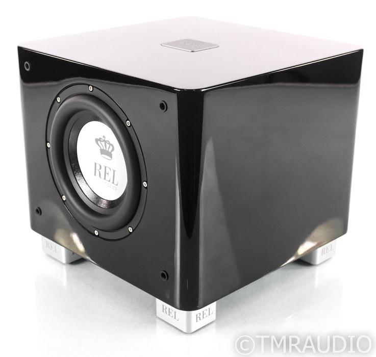 REL T/7x 8" Powered Subwoofer; High Gloss Black