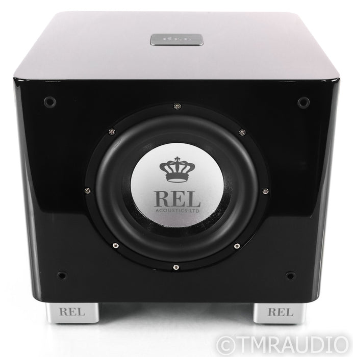 REL T/7x 8" Powered Subwoofer; High Gloss Black
