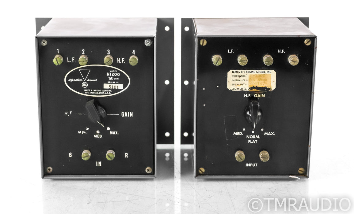 JBL N1200 Vintage Crossover; Pair; For C34 Speakers; Early Versions