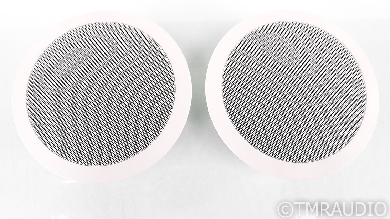 Totem Mask 6.5" In-Ceiling Speakers; White Pair