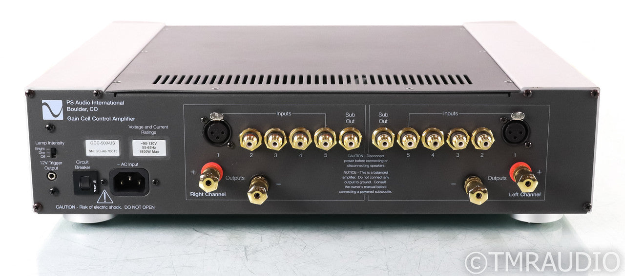 PS Audio GCC 500 Stereo Integrated Amplifier; GCC500; AS-IS (Goes Into Protect)