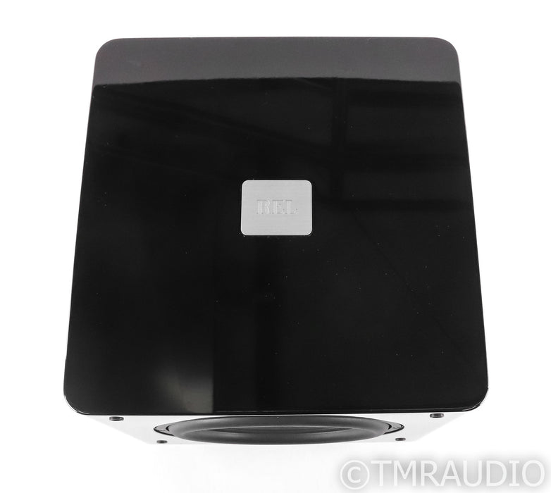 REL Acoustics T/9x 8" Powered Subwoofer; Piano Black; T-9x OFFICE DEMO; Piano Black; T-9x OFFICE DEMO