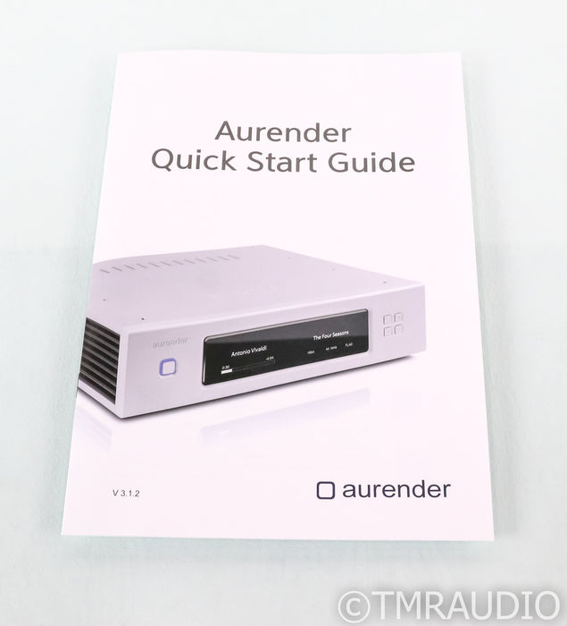 Aurender N100H Network Streamer / Server; N-100; 2TB HDD (Open Box w/ Warranty)