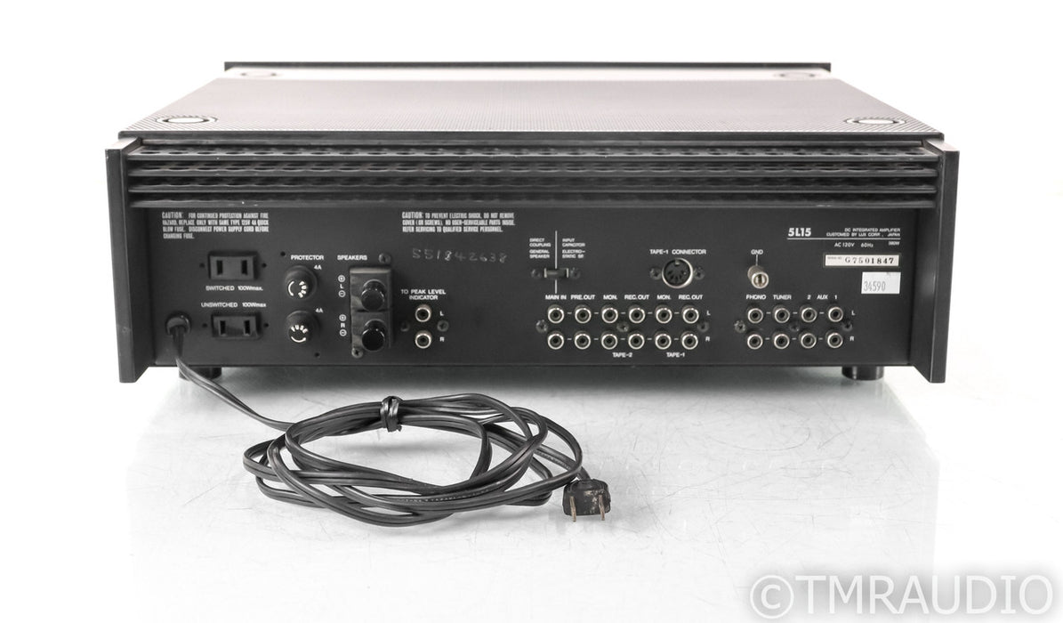 Luxman 5L15 Vintage Stereo Integrated Amplifier; 5L-15; Silver