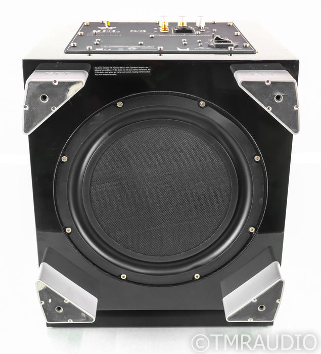 REL S/3 SHO 10" Powered Subwoofer; S-3; Piano Black
