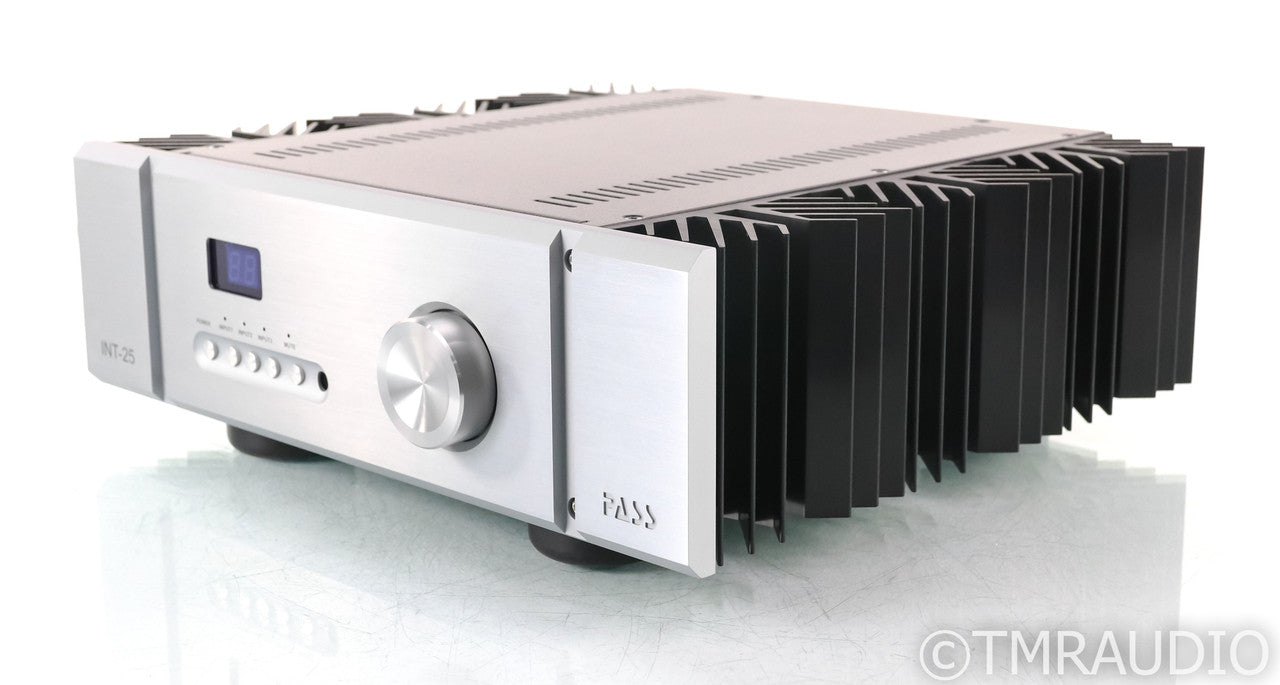 Pass Labs INT-25 Stereo Integrated Amplifier; INT25; Remote; Silver