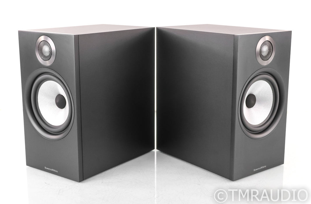 B&W 606 Bookshelf Speakers; Black Pair