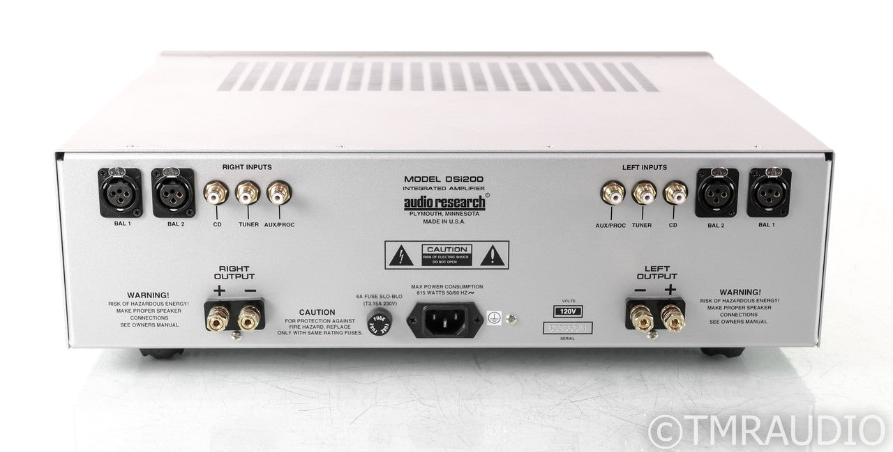 Audio Research DSi200 Stereo Integrated Amplifier; DSI-200; Remote