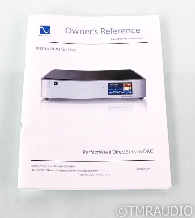 PS Audio PerfectWave DirectStream DAC; SR Blue Fuse; D/A Converter (Used)