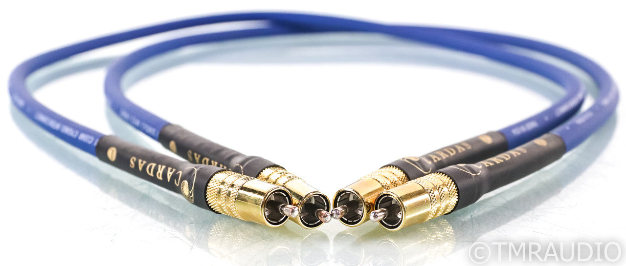 Cardas Clear Cygnus RCA Cables; 1m Pair Unbalanced Interconnects