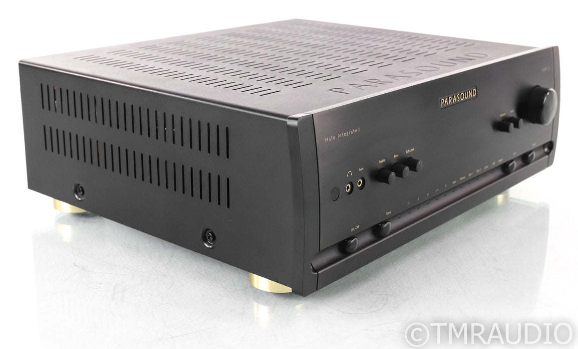 Parasound Halo HINT 6 2.1 Channel Integrated Amplifier; Remote; Black; MM / MC Phono
