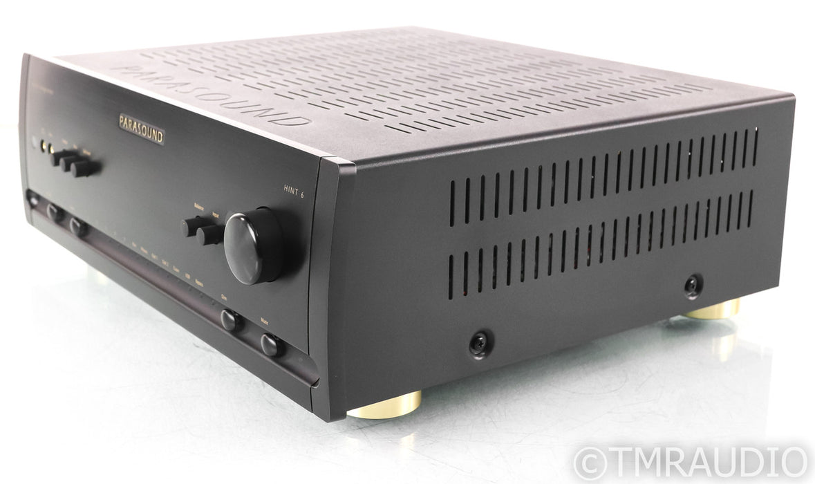 Parasound Halo HINT 6 2.1 Channel Integrated Amplifier; Remote; Black; MM / MC Phono