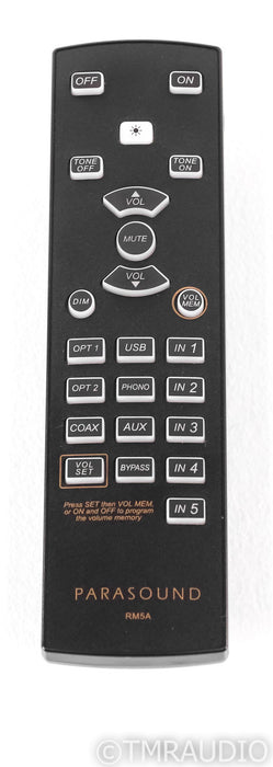 Parasound Halo HINT 6 2.1 Channel Integrated Amplifier; Remote; Black; MM / MC Phono