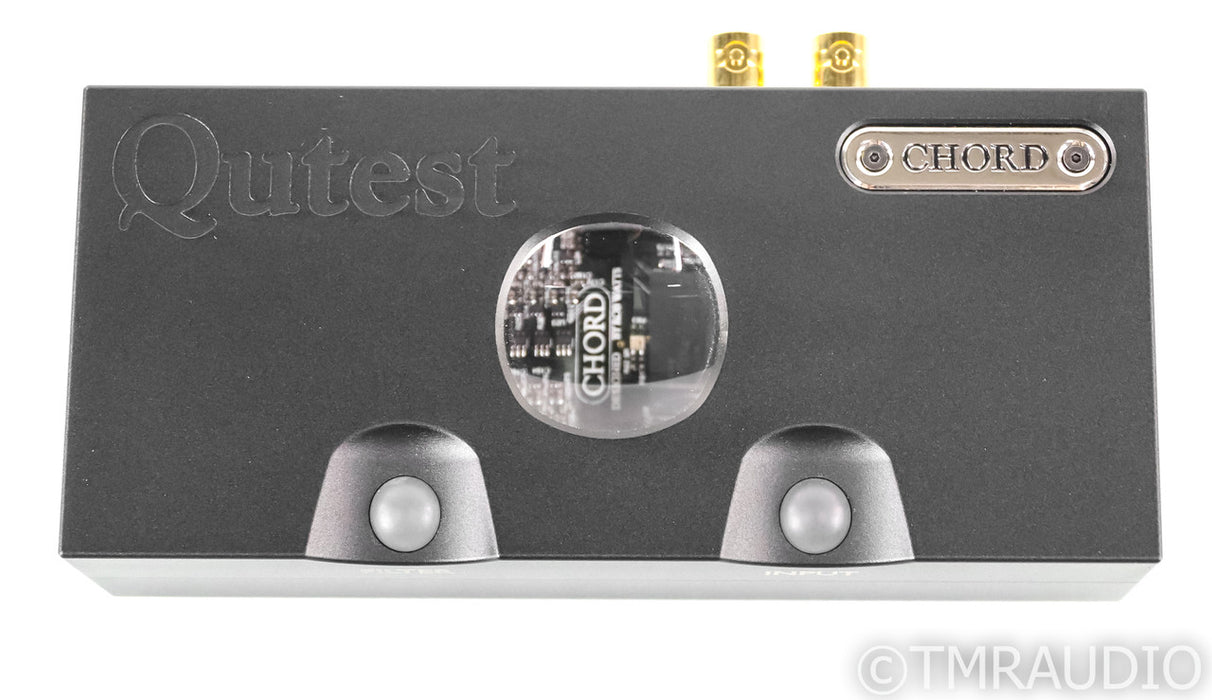 Chord Electronics Qutest DAC; D/A Converter; USB; Black