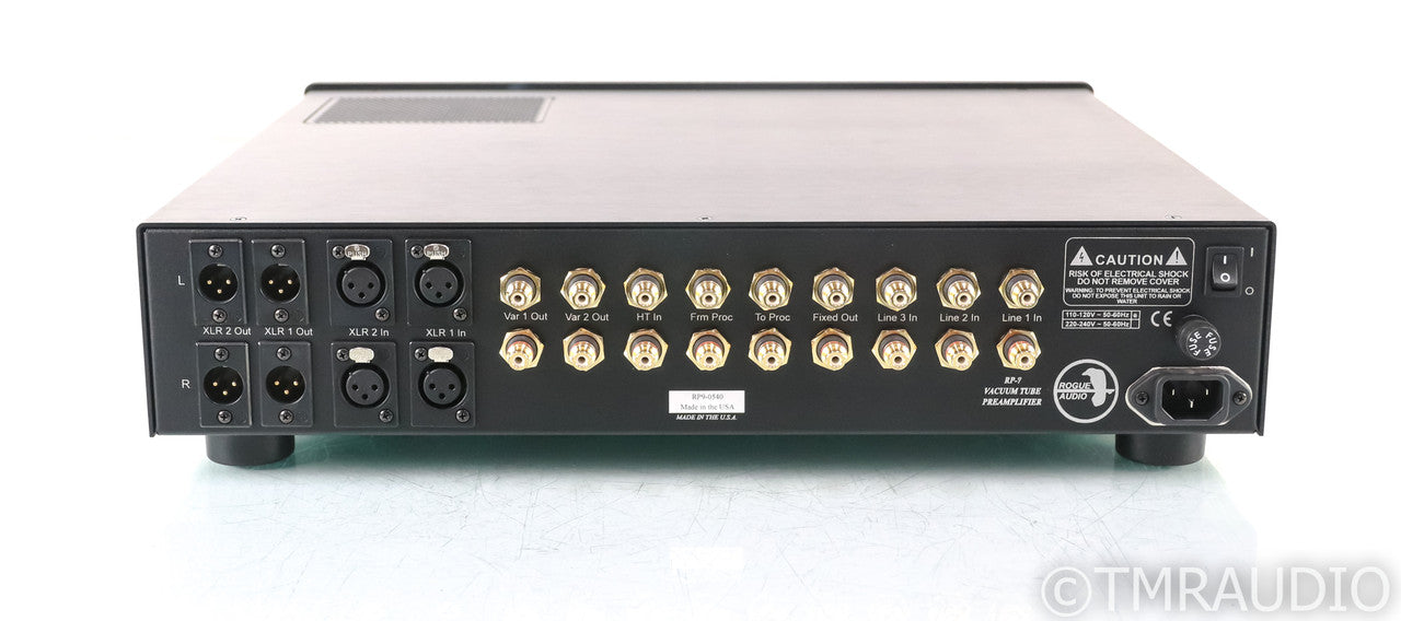 Rogue Audio RP-9 Stereo Tube Preamplifier; RP9; Black