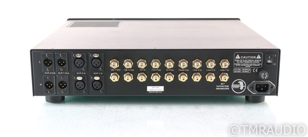 Rogue Audio RP-9 Stereo Tube Preamplifier; RP9; Black