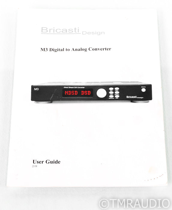 Bricasti Design M3 DAC; D/A Converter; Network Card; Roon Ready
