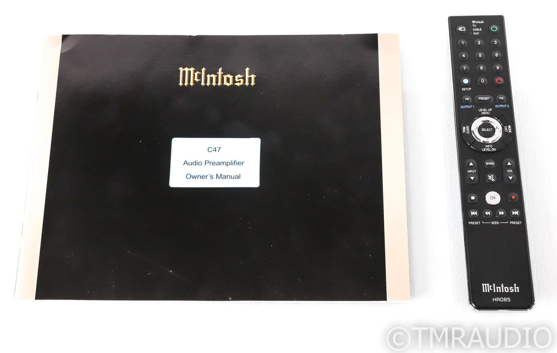 McIntosh C47 Stereo Preamplifier; MM / MC Phono; DAC; USB
