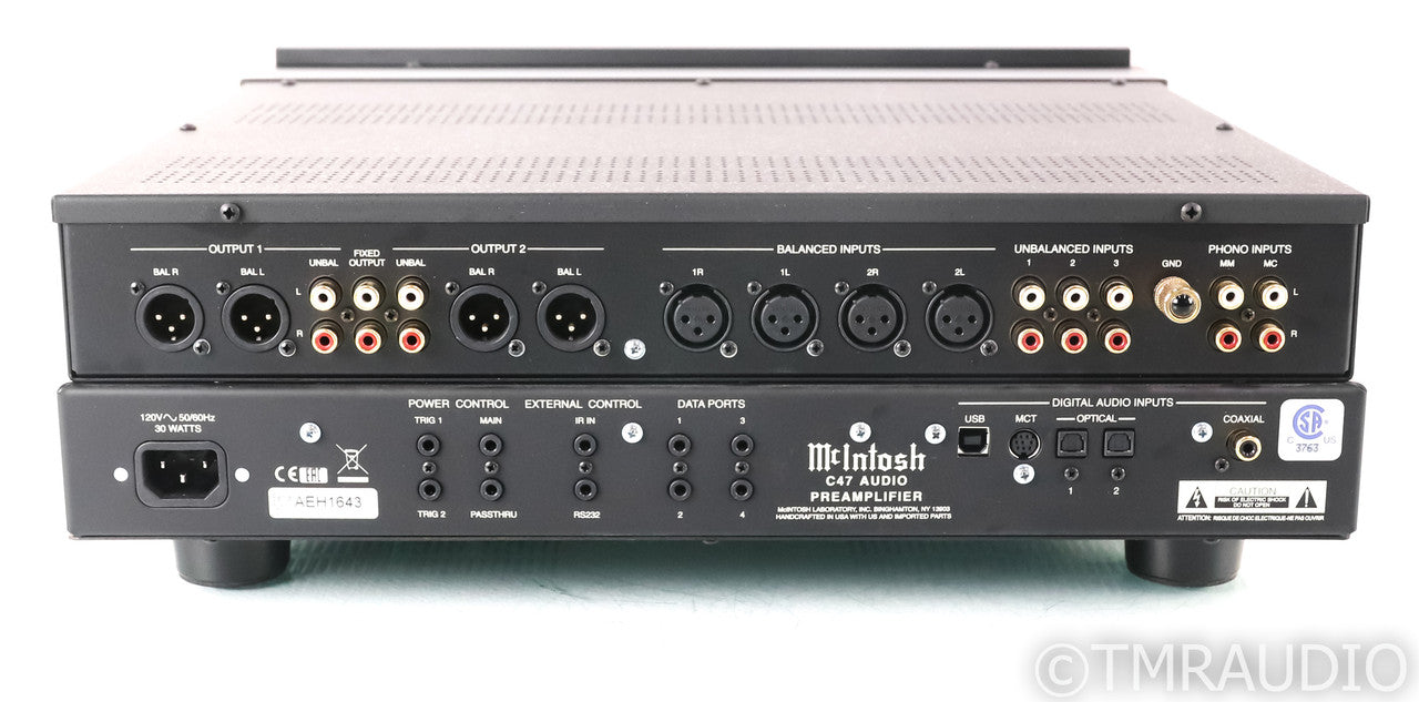 McIntosh C47 Stereo Preamplifier; MM / MC Phono; DAC; USB