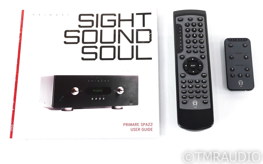 Primare SPA22 5.1 Channel Home Theater Receiver; SPA-22; Remote; Black