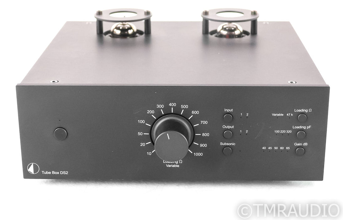 Pro-Ject Tube Box DS2 Tube MM / MC Phono Preamplifier; DS-2; Black
