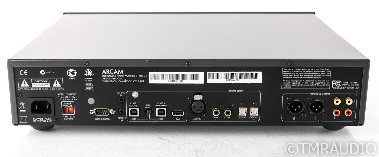 Arcam Full Metal Jacket D33 DAC; FMJ D-33; D/A Converter; USB; Remote
