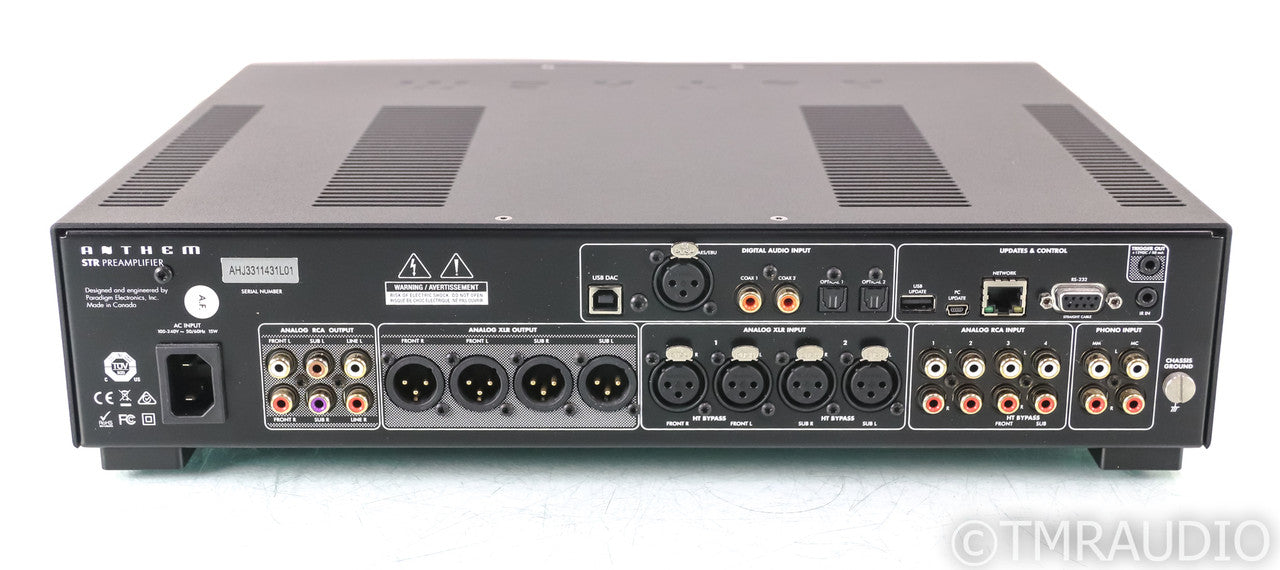 Anthem STR Stereo Preamplifier; MM / MC Phono; DAC; Remote