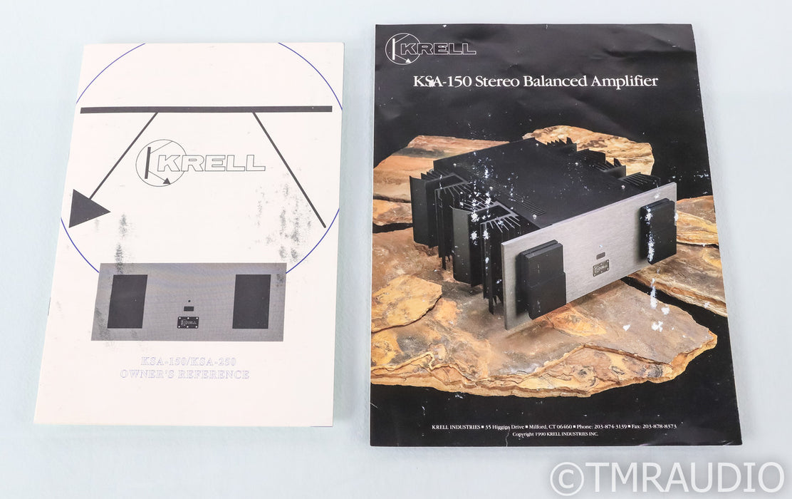 Krell KSA-150 Stereo Power Amplifier; KSA150; Black