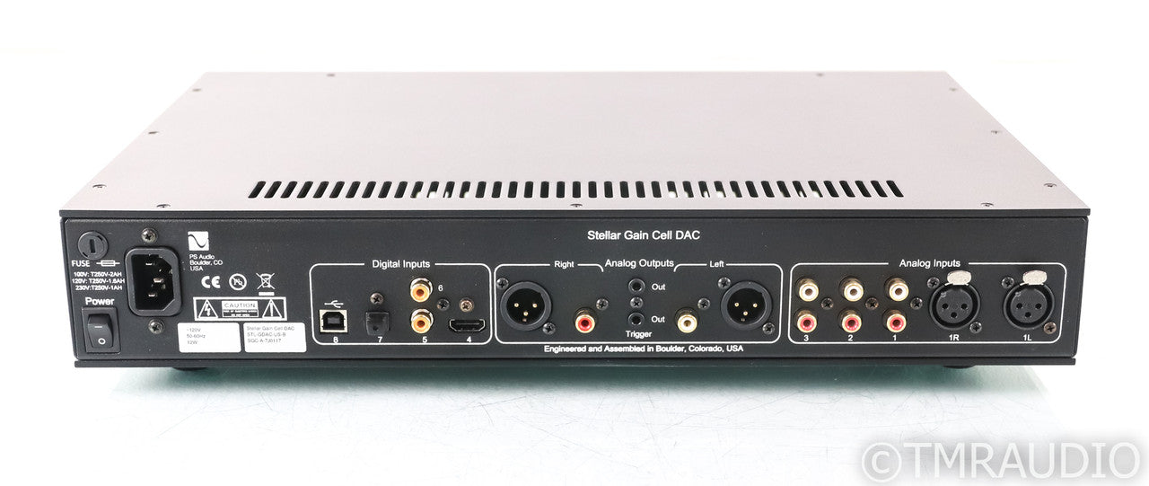 PS Audio Stellar Gain Cell DAC; Preamplifier; Black; Remote (Used)