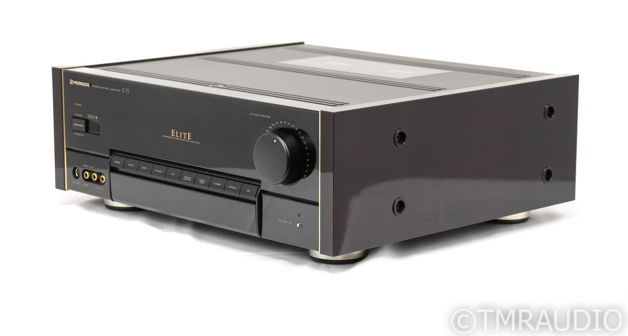 Pioneer Elite C-72 Stereo Preamplifier; C72; MM / MC Phono; Remote