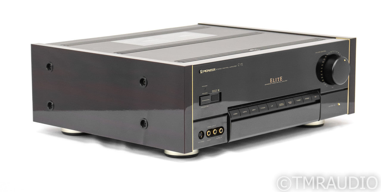 Pioneer Elite C-72 Stereo Preamplifier; C72; MM / MC Phono; Remote