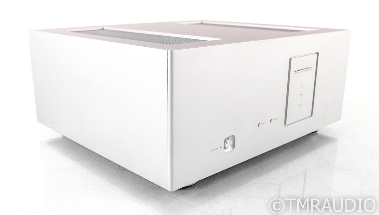 Luxman M-600A Stereo Power Amplifier; M600A; Silver