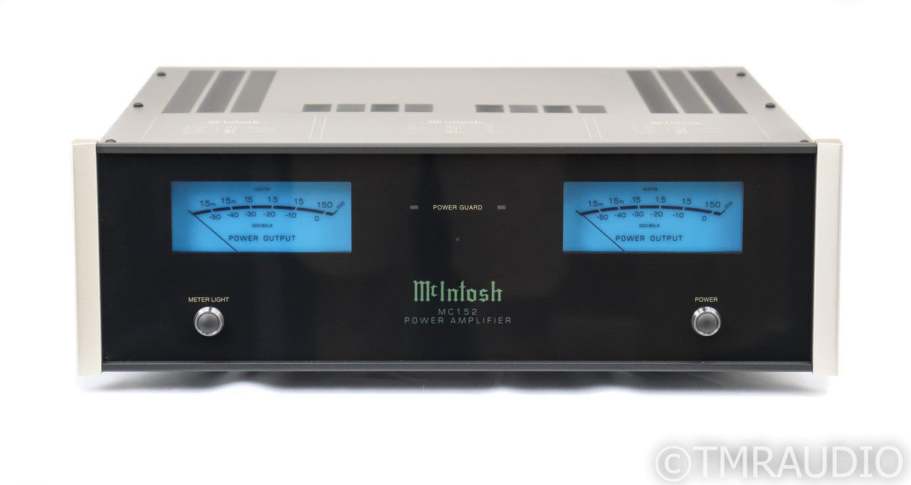 McIntosh MC152 Stereo Power Amplifier; MC-152; Black